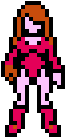 Suitless Power Suit in Metroid