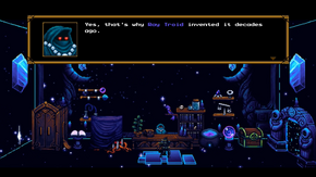 Ray Troid reference in The Messenger