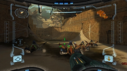 NPC! MP Screen 29.png (127 KB) Samus engages a swarm of Beetles.