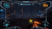 Samus enters Subchamber Five in Metroid Prime Remastered.