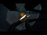 Samus in the Morph Ball tunnel, the Portal's light providing the only Safe Zone within.