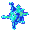 Animated sprite of the SA-X's exposed Core-X, containing the properties of the Ice Beam.