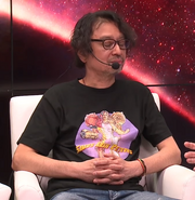 "Samus Aran Returns" shirt worn by Sakamoto during the Treehouse broadcast.