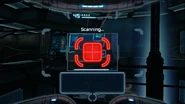 Prime Remaster Red Scan.png (979 KB) A mission critical unscanned target in Metroid Prime Remastered.