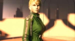 Samus wearing her Civilian Clothes.