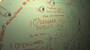 A "neurotic" whiteboard in Pacini's office that the team would draw on. The phrase "ship it!" was said by Bryan Walker when a game was good enough for release.[19]