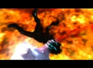 Anthony cayendo hacia un Magdollite congelado.