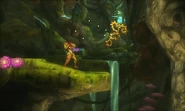MSR Area 5 Jungle.jpg (146 KB) A small waterfall in Samus Returns