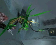 A Barbed War Wasp in the Ice Hive on Arcterra.