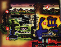 Super Metroid Players' Guide Zebes Map