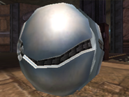 Player 2's Morph Ball from Metroid Prime 2: Echoes Multiplayer.
