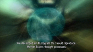 Mother Brain's original AI form as depicted in Other M.