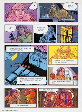 Residence of Samus Aran in SM comic