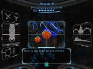 Scan of the Omega Pirate's projectile.