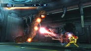 Worm monster.jpg (39 KB) Samus fighting the Fune.