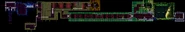 Layout of Kraid's Lair in Super Metroid