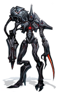 Space Pirate concept art in Metroid Prime 2: Echoes