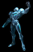 Dark Samus, also known as the "Dark Hunter"