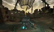 Samus restaura la energía de los yermos de Agón.