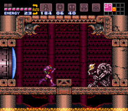 SM Norfair Screw Attack.gif (40 KB) Samus obtains the Screw Attack in Ridley's Hideout