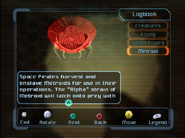 A Metroid seen in the Metroid Prime 2: Echoes Bonus Disc.