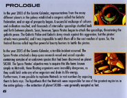 Prologue in the manual.