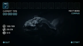 A stylized image of  shown before the battle with it.