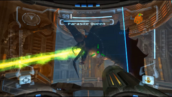 El parásito reina atacando.