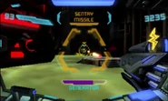 Sentry missile targeting the Federation Force