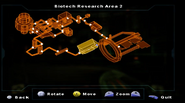 Map of the Frigate in the Metroid Prime Demo.