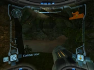 Samus enters the Cavern