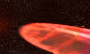 The Klar Nebula seen immediately before Samus's arrival.