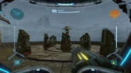 Artifact Temple Remastered (outside).png (2.15 MB) The Artifact Temple situated atop the Impact Crater in Metroid Prime Remastered.