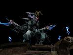 В диораме из бонусного контента игры Metroid Prime 3: Corruption, изображающей сражение Самус и Гора, Самус располагаетсмя на Бронекостюме Гора таким образом, как если бьы она проводила на нем прием Взрыв Верхом.