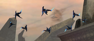 Phazon Nightbarbs in their idle circling formation.