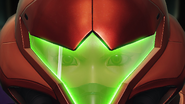 Samus's reaction to "ADAM" telling her to "use your new powers correctly."