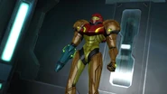 Samus descends into the deeper parts of the Bioweapon Research Centre.