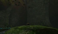 The pedestal that the Space Jump Boots were on.