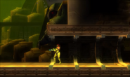 The main entrance of the Chozo ruins in Samus Returns