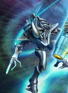 En el póster de Metroid Prime 3: Corruption.