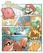 Super Smash Bros. promo comic