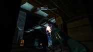 The Missile travels towards its target.