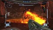 NPC! MP Screen 31.png (143 KB) Lava in Magmoor Caverns (Metroid Prime)