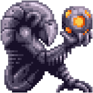 Sprite of the "Chozo Statue".