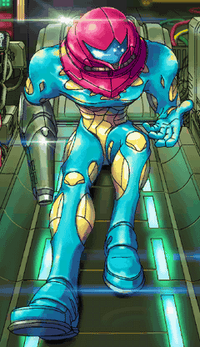 Samus in her new suit