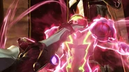 Samus's powers fully awaken before she defeats Raven Beak.