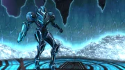 Dark Samus in the Sanctum.