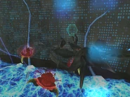 Biodepósito jaula MP2.png (439 kB) Soldado pirata en una jaula con tres metroides tallonianos rojos.