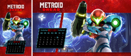 Metroid Dread digital calendar