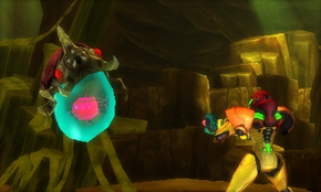Metroid Samus Returns Metroid (Stage 4) Alpha Metroid (Stunned)